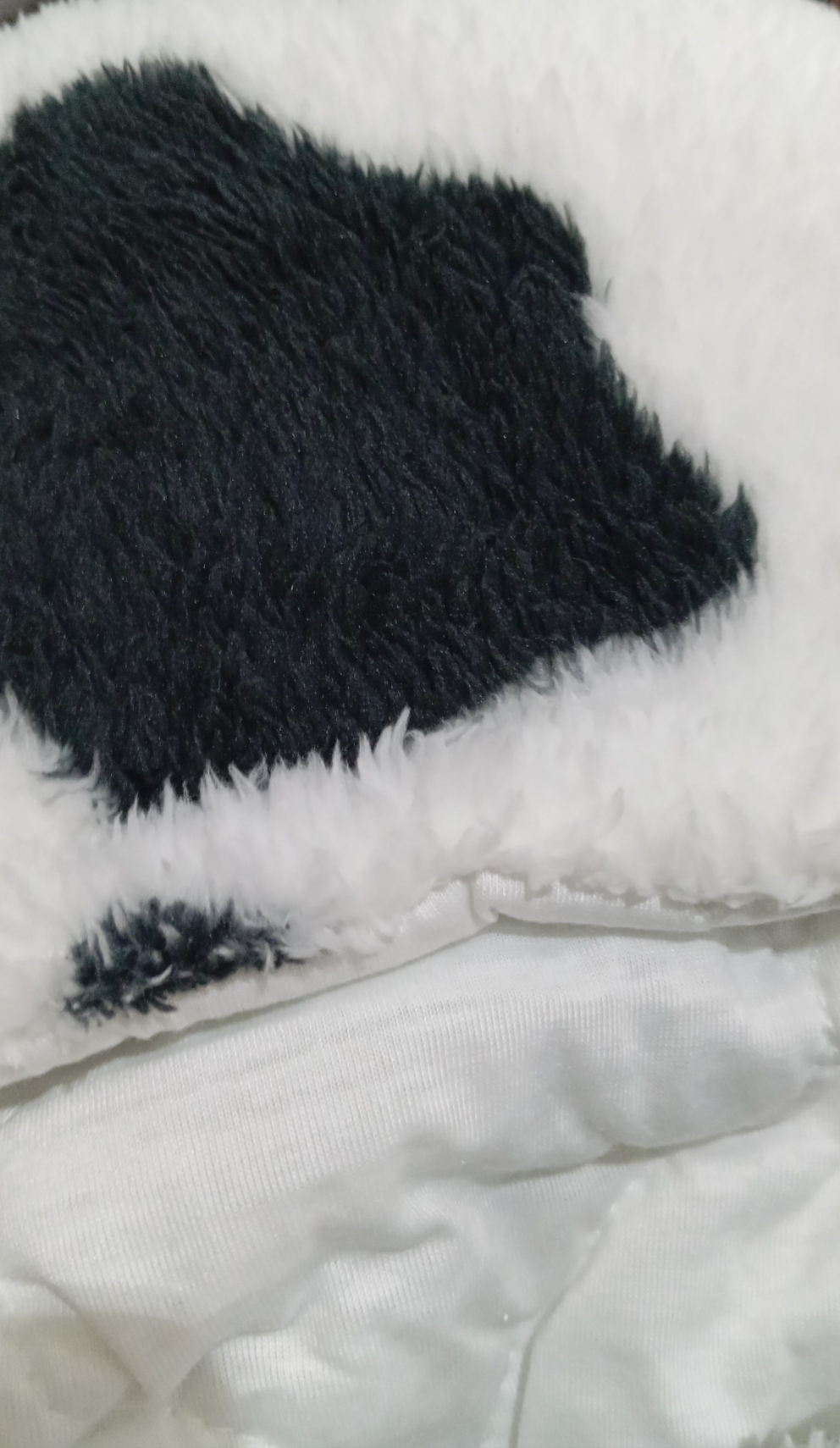 Baby panda swaddle