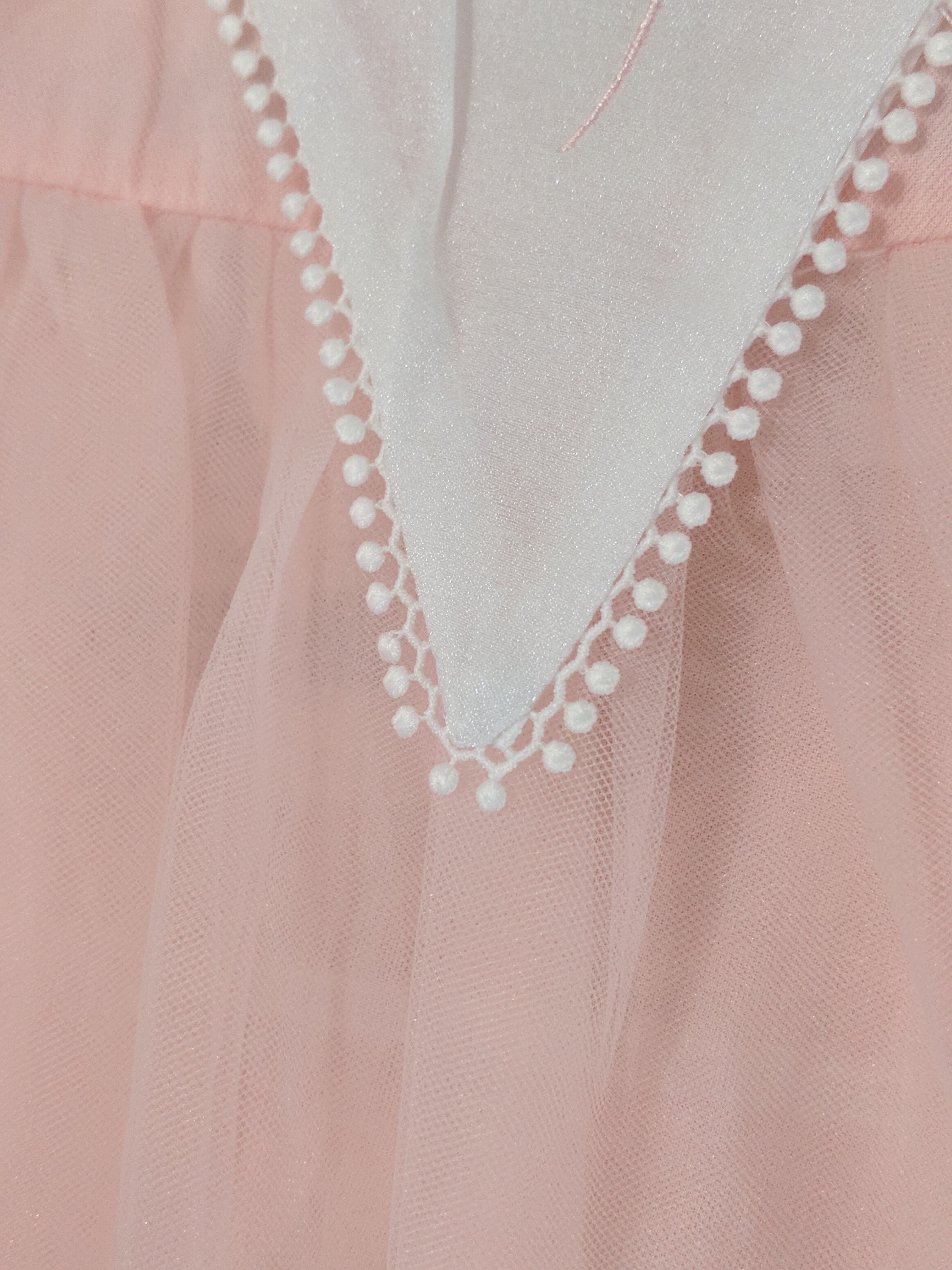 Baby pink frock for toddler girls