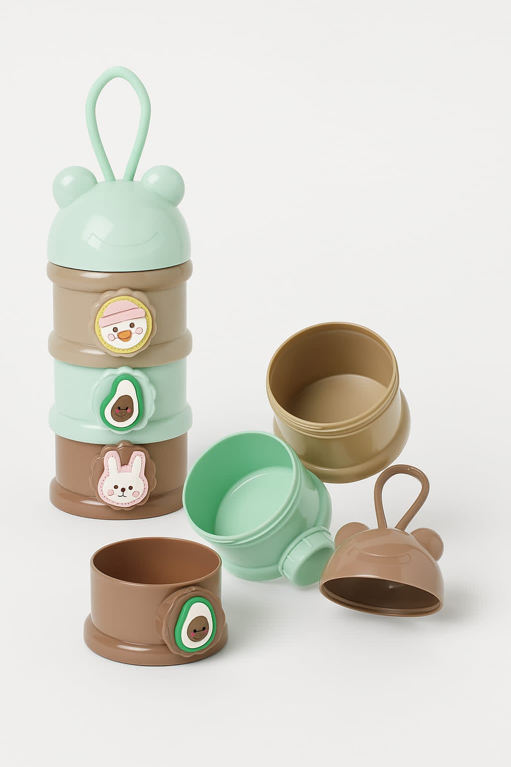 Milk container for babies