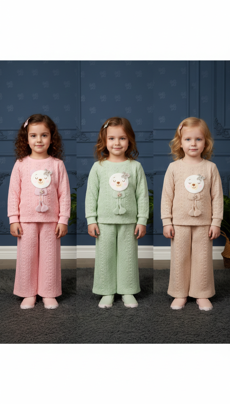 Girls floral cotton suit