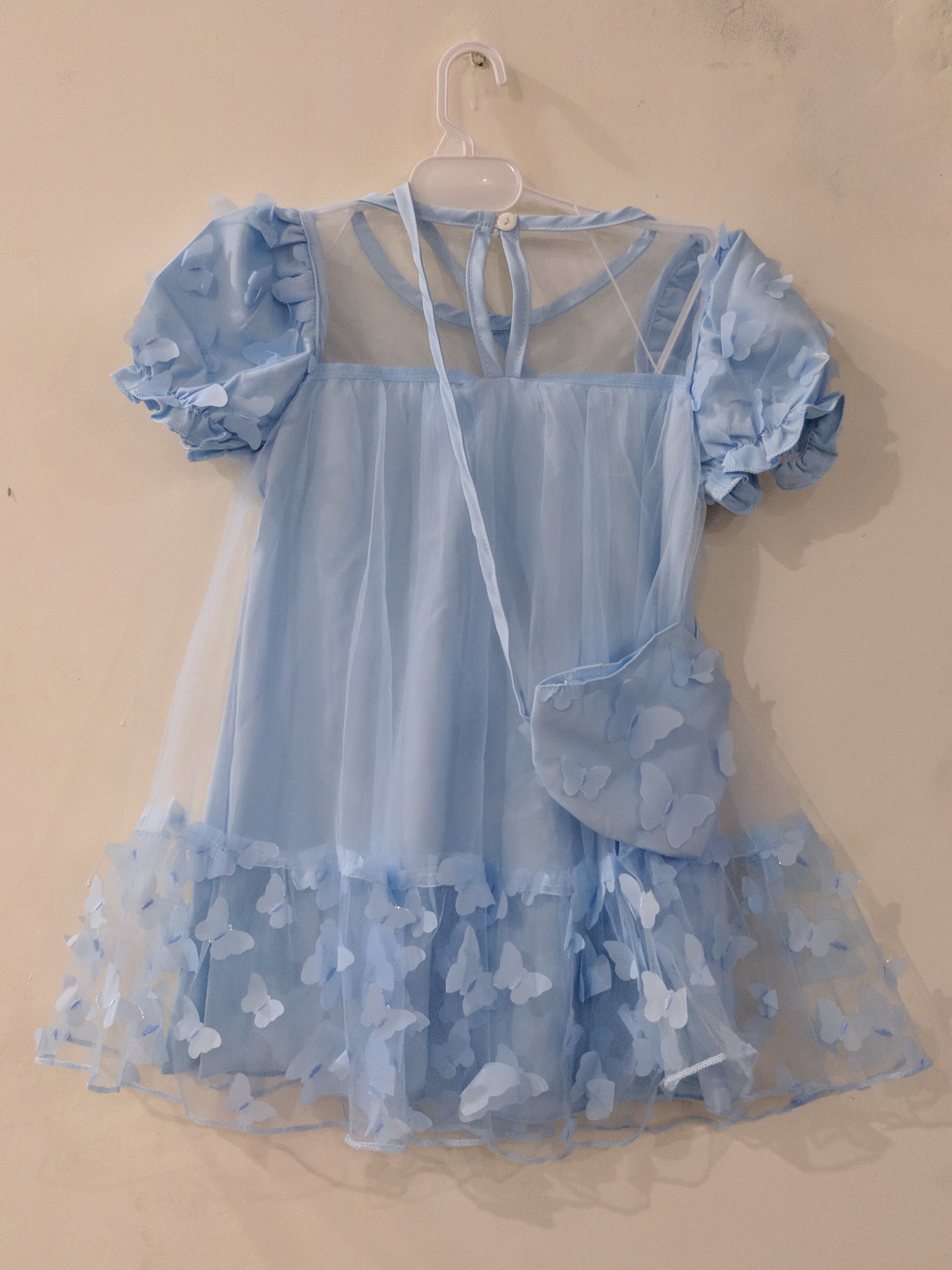Ice blue top for toddlers