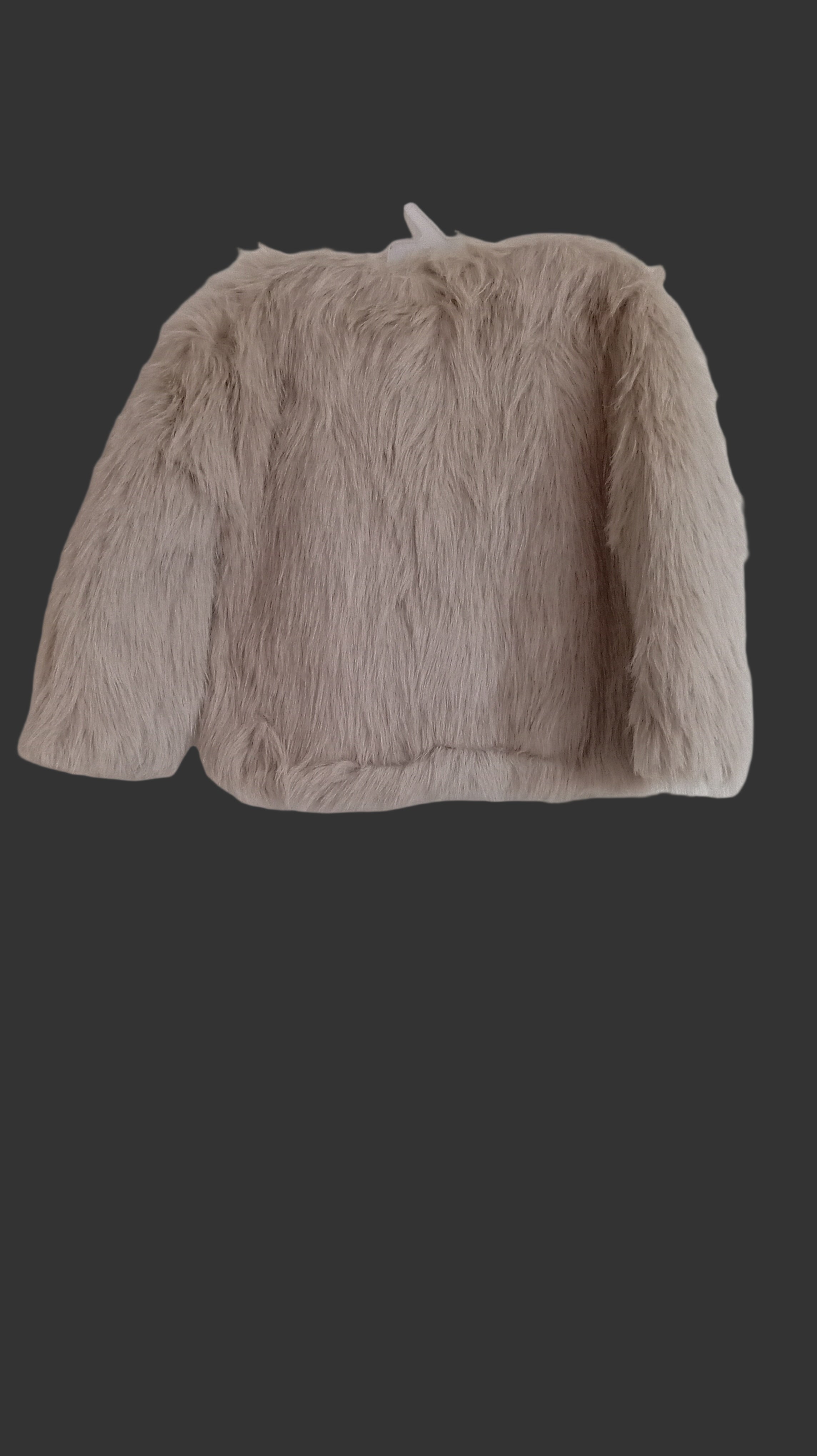 Girls furry sweater