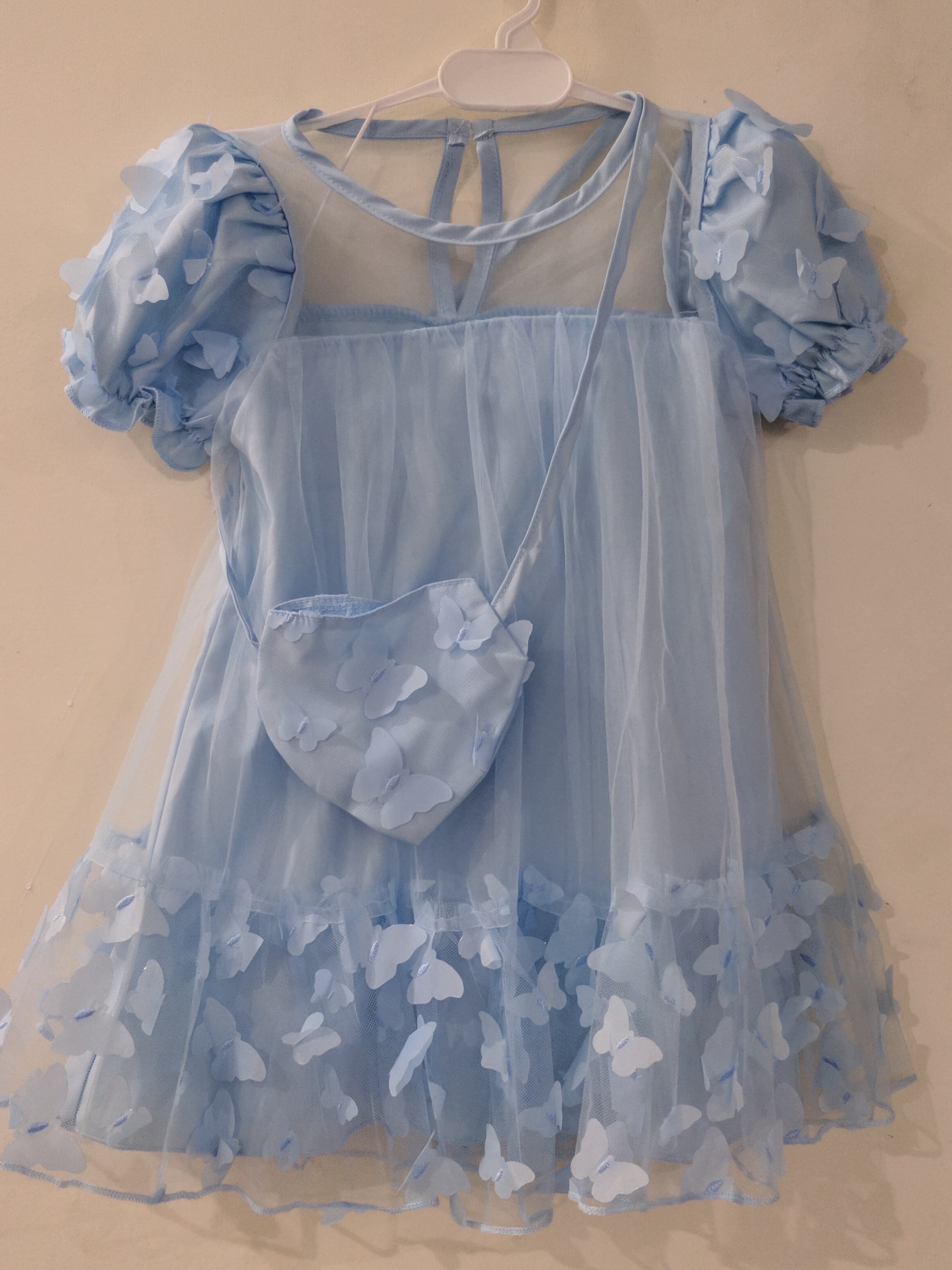 Ice blue top for toddlers