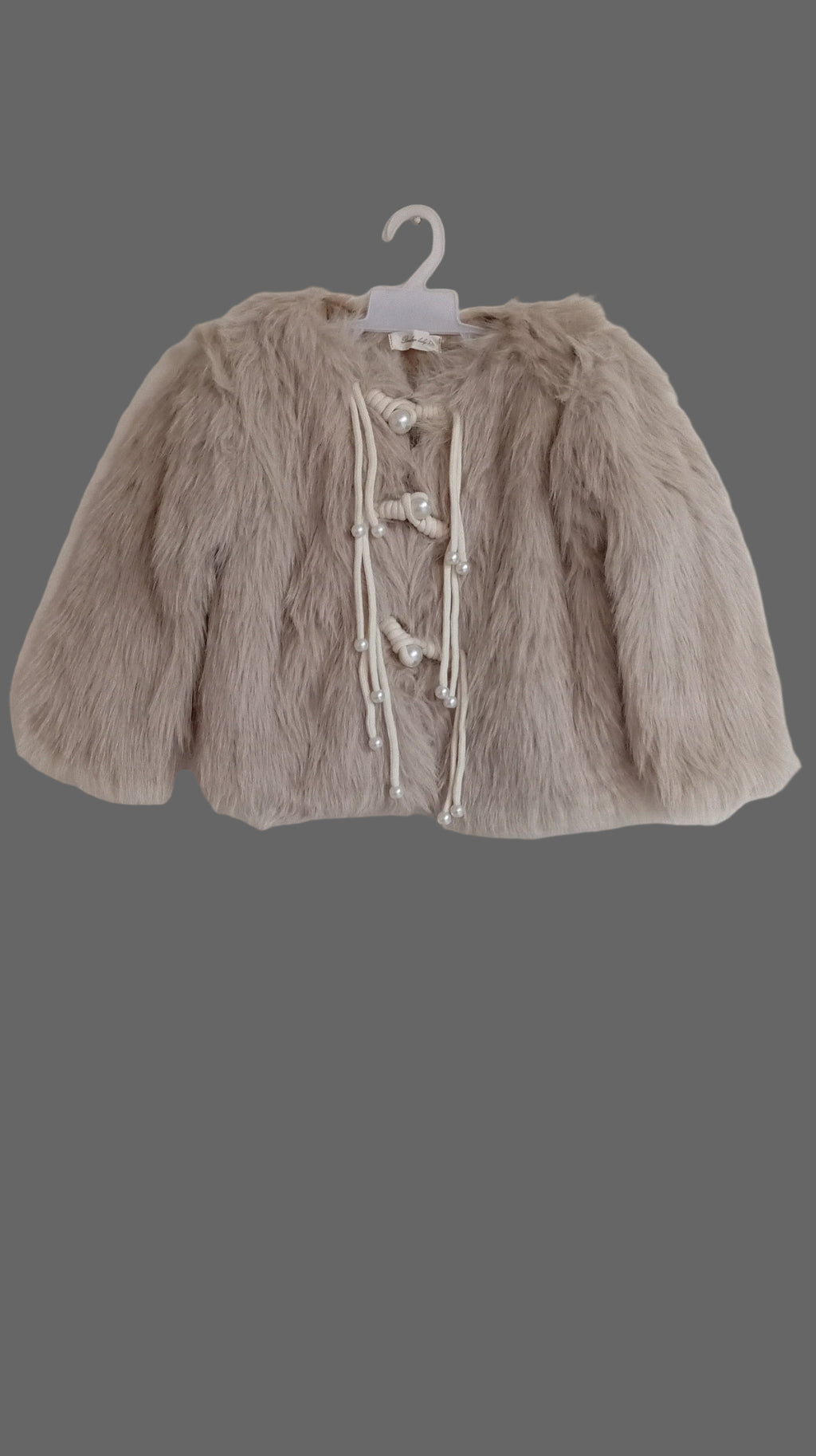 Girls furry sweater