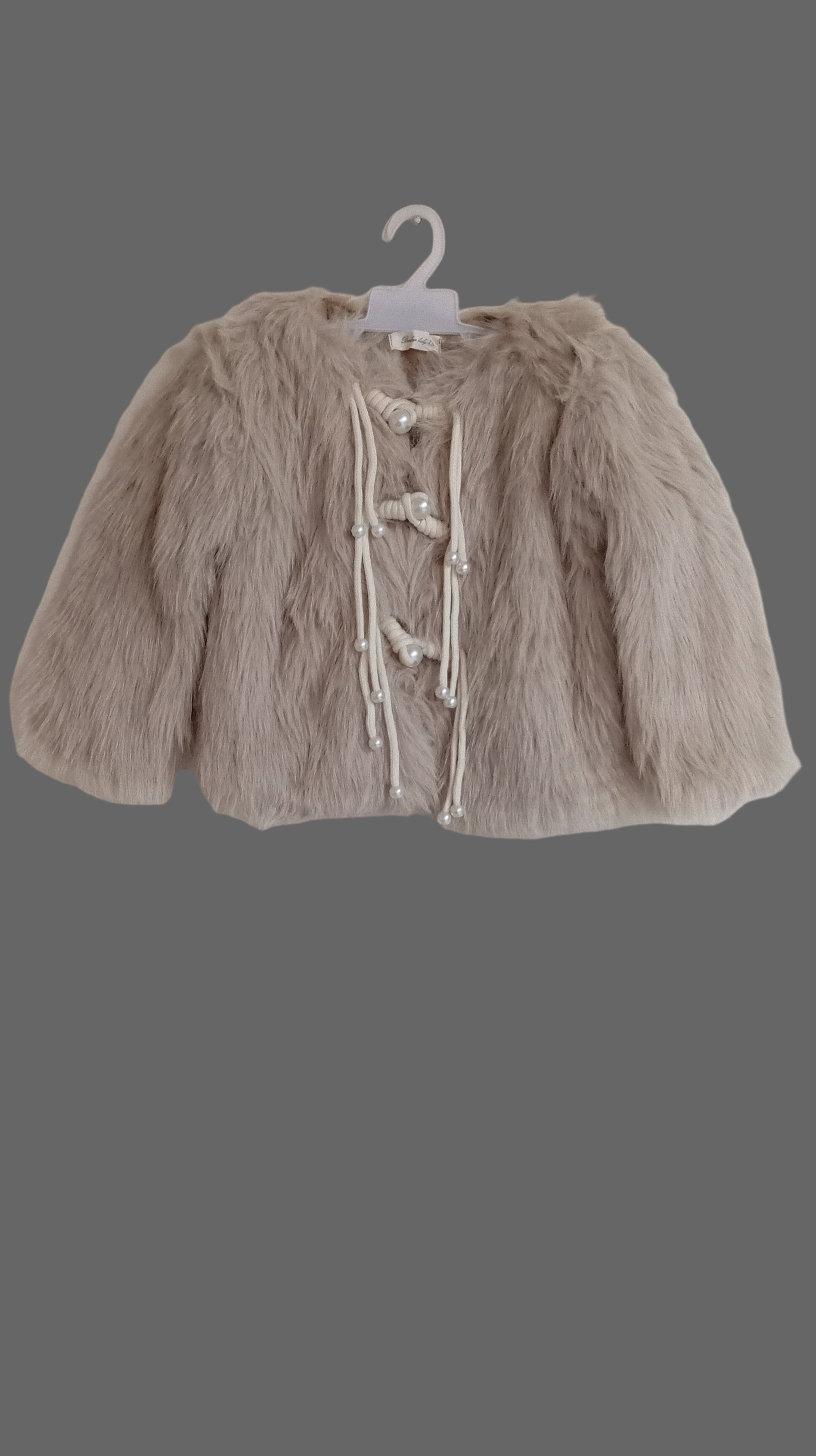 Girls furry sweater